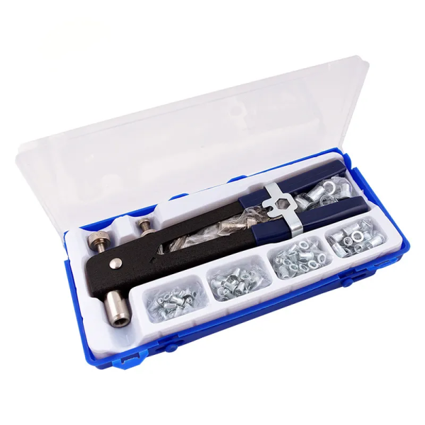 86pcs Pull Female Gun Set Nut Package 110 Pieces Set Pull Gun 106pcs Manual Ram Riveting Gun Set