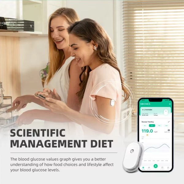 Multifunctional Bluetooth Free Real-time Connection Dynamic Blood Glucose Monitoring Sensor