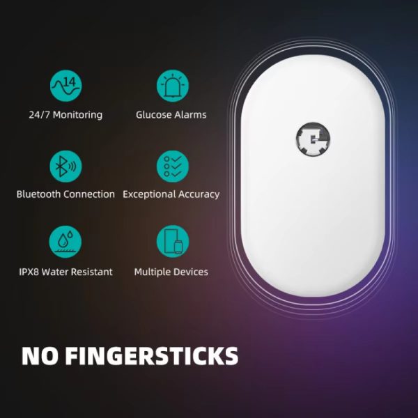 Multifunctional Bluetooth Free Real-time Connection Dynamic Blood Glucose Monitoring Sensor - Image 5